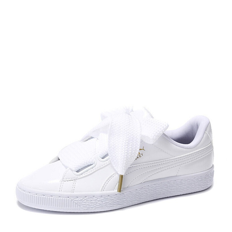 puma彪马女鞋板鞋2017新款basket heart蝴蝶结刘雯蕾哈娜36307302