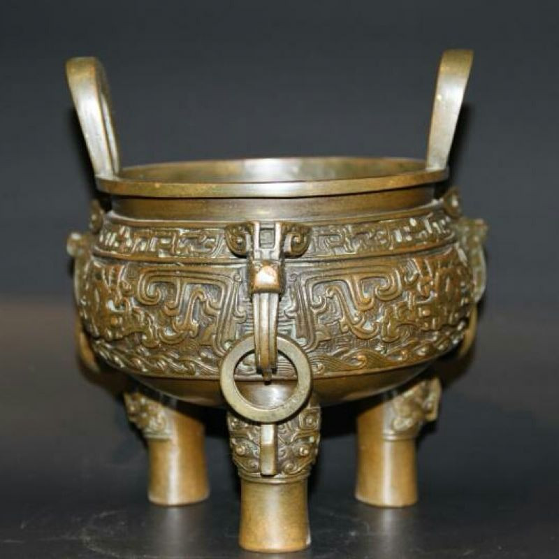 chadian/茶典    皖江宝鼎香炉摆件