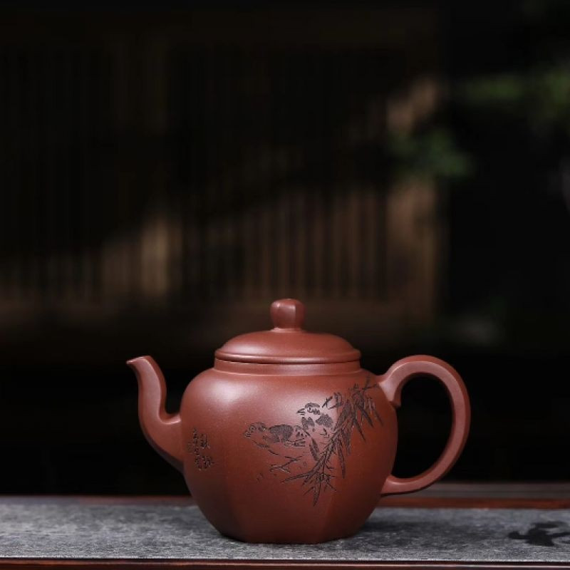 one/只有一个     高国工艺徐敏手作紫砂壶茶壶茶具