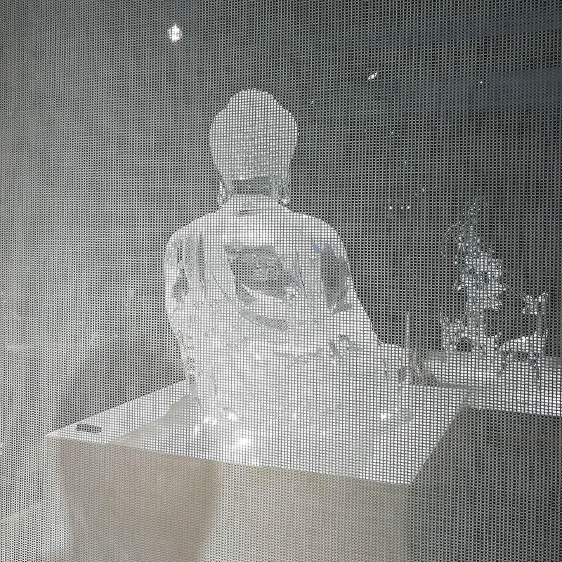 boking art/铂晶艺术 佛空 合成水晶装饰摆件