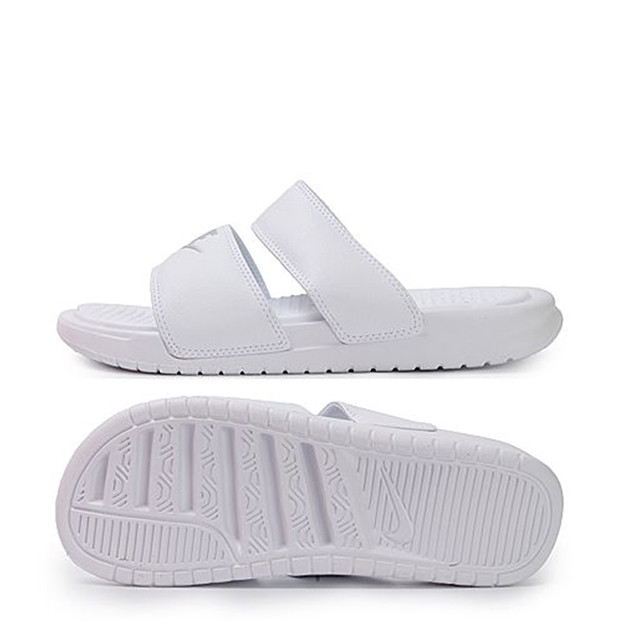 美国nike/耐克wmns 女子白色双绑带轻盈缓震凉拖鞋 819717-100