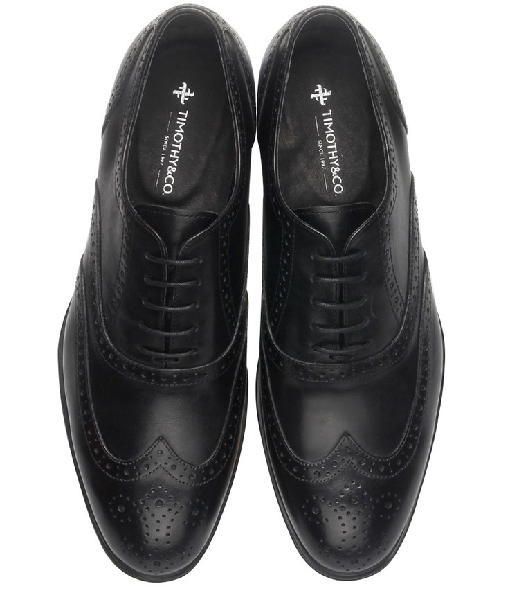 迪迈奇 经典的外耳式三节头款式商务正装鞋 gdtm43702