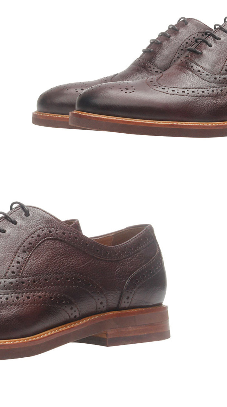 迪迈奇 经典的外耳式三节头款式商务正装鞋 tmg91041