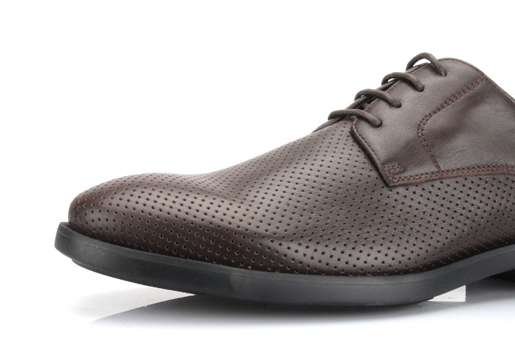 迪迈奇 男士皮鞋牛皮商务正装鞋前帮面冲孔款式 tmg72028