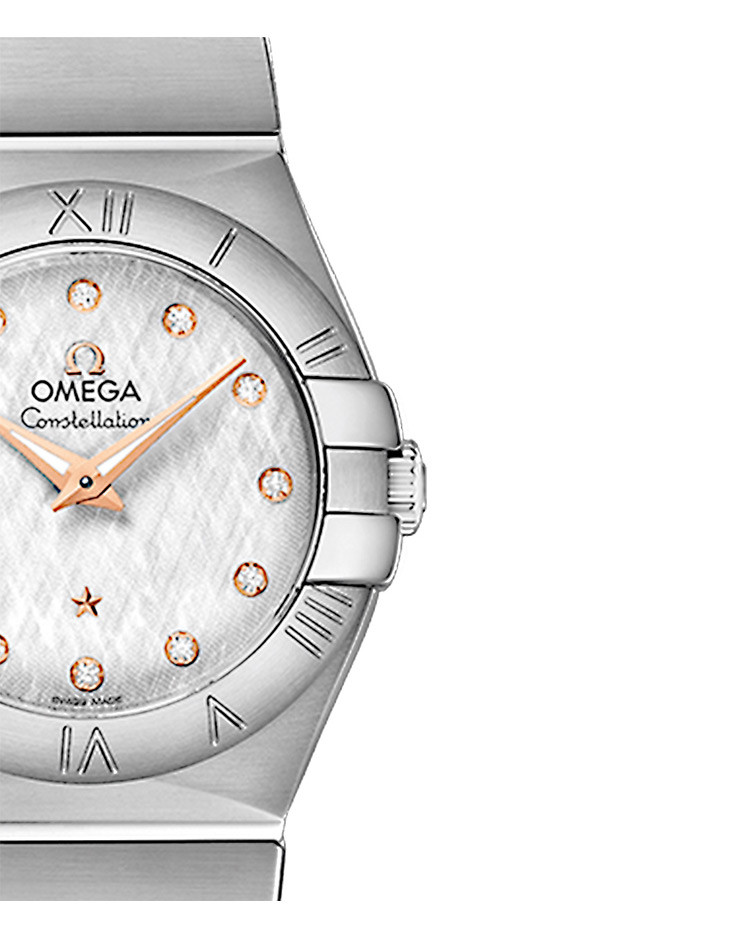 omega/欧米茄手表星座系列女士石英腕表123.10.27.60.52.