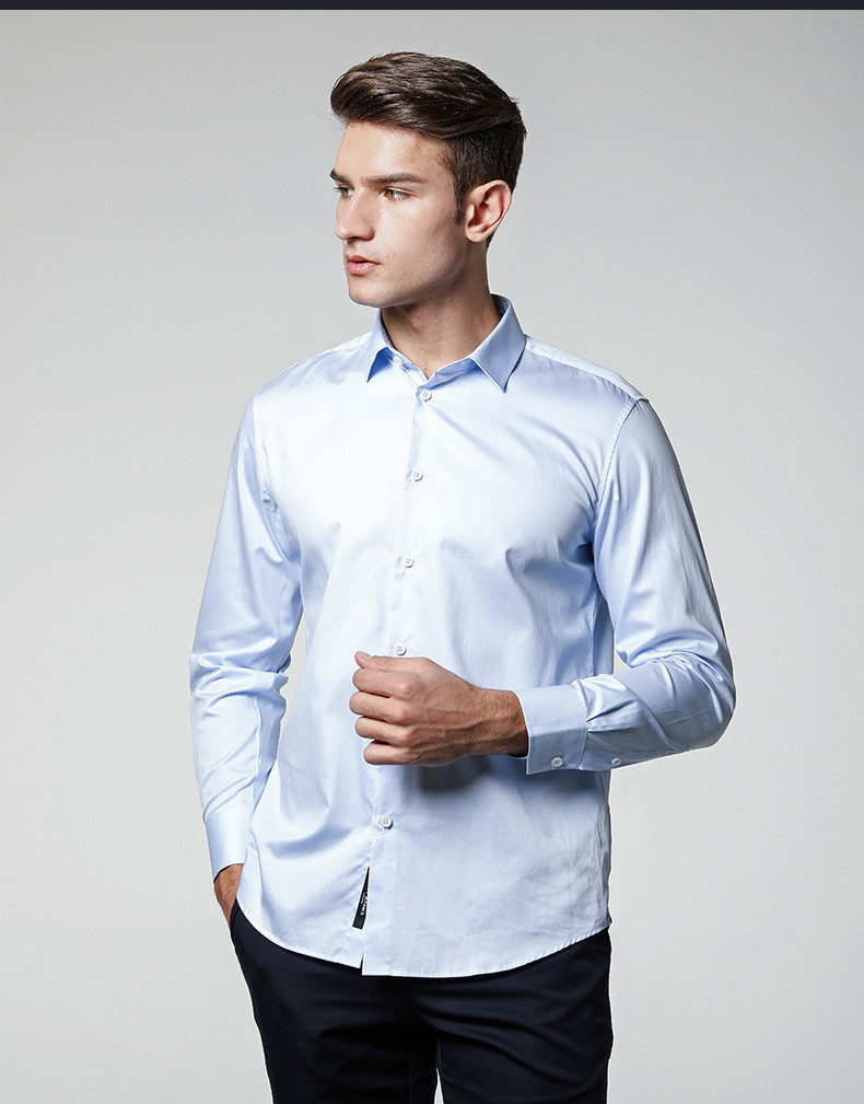 menwear】jeff banks/杰夫班克斯2019春夏新品男士长袖衬衫正装长袖