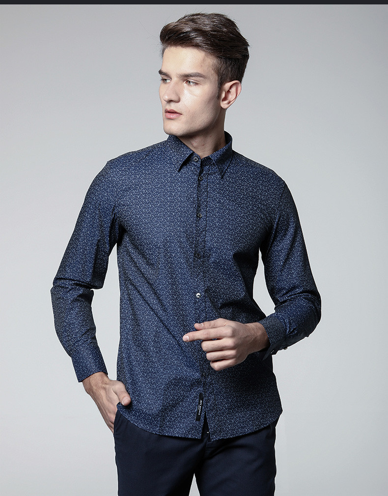 【designer menwear】jeff banks/杰夫班克斯2019春夏男士长袖衬衫