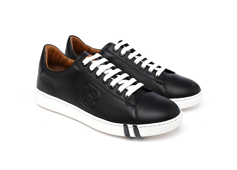 bally/巴利 时尚休闲男士板鞋休闲鞋 小黑鞋asher