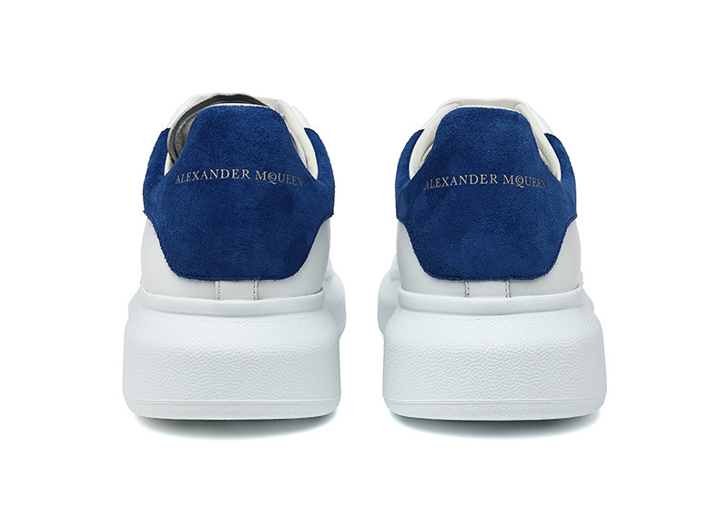 alexander mcqueen/亚历山大麦昆 男士白色牛皮革板鞋小白鞋 441631wh