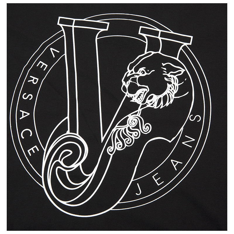 【18秋冬新款】versace jeans/范思哲牛仔-纯棉材质vjlogo图案装饰