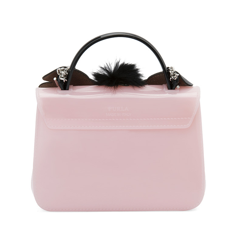 【18秋冬新款】furla/芙拉candy蝴蝶造型装饰果冻包塑料其他女士手提