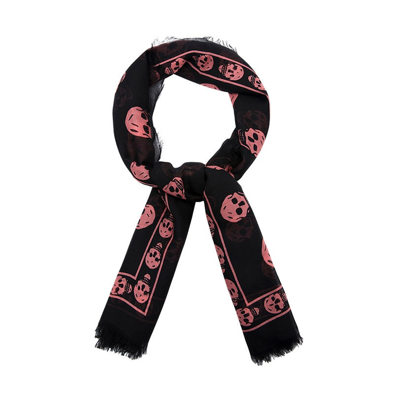 【alexander mcqueen亚历山大麦昆 围巾】【19春夏新款】alexander