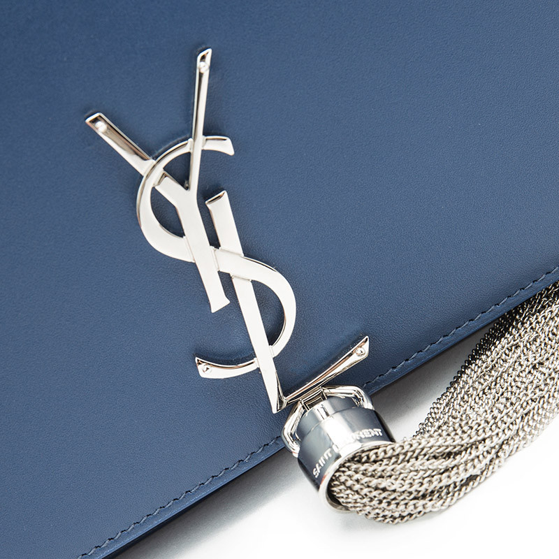 saint laurent paris/saint laurent paris牛皮革材质金属logo&链条