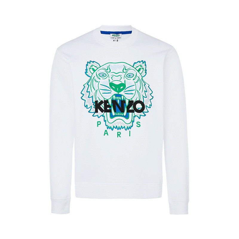 【19春夏新款】kenzo/高田贤三老虎图案字母标志装饰设计套头男卫衣