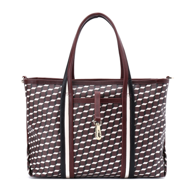 pierre hardy/pierre hardy织物/配皮几何图案女士单肩包