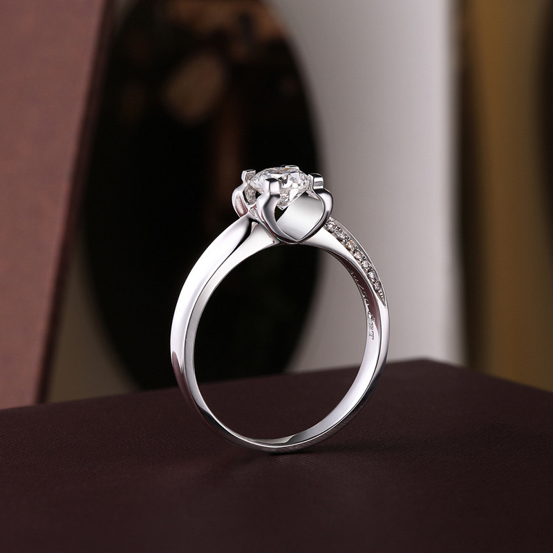 cgc/cgc中银金行珠宝首饰钻戒18k金白金求婚结婚订婚钻石女戒戒指