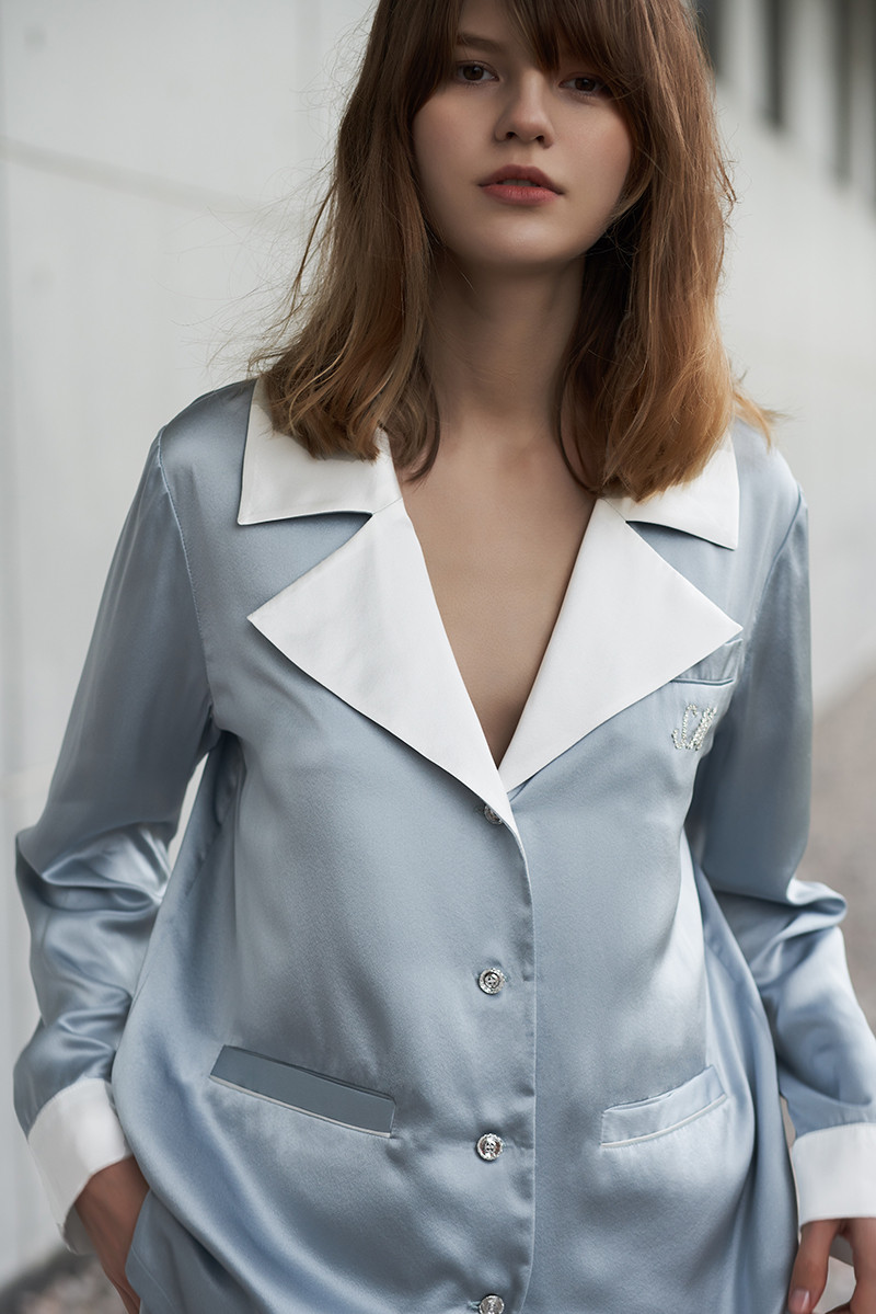 [19春夏]silky miracle/silky miracle女睡衣/家居服lady-s系列复古