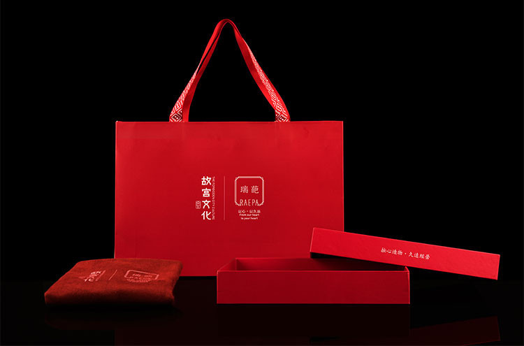 raepa瑞葩故宫文化联合出品吉金祥隆系列钱包意大利a级植鞣皮牛