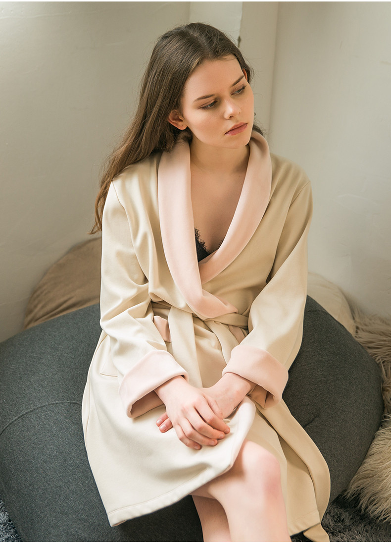lucia berutto/lucia berutto 秋冬 女睡衣/家居服 加绒中袍