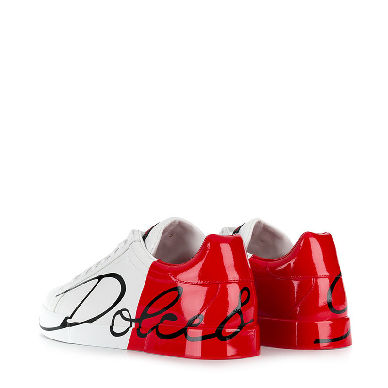 dolce&gabbana/杜嘉班纳 男士 新款logo 休闲运动鞋 明星同款