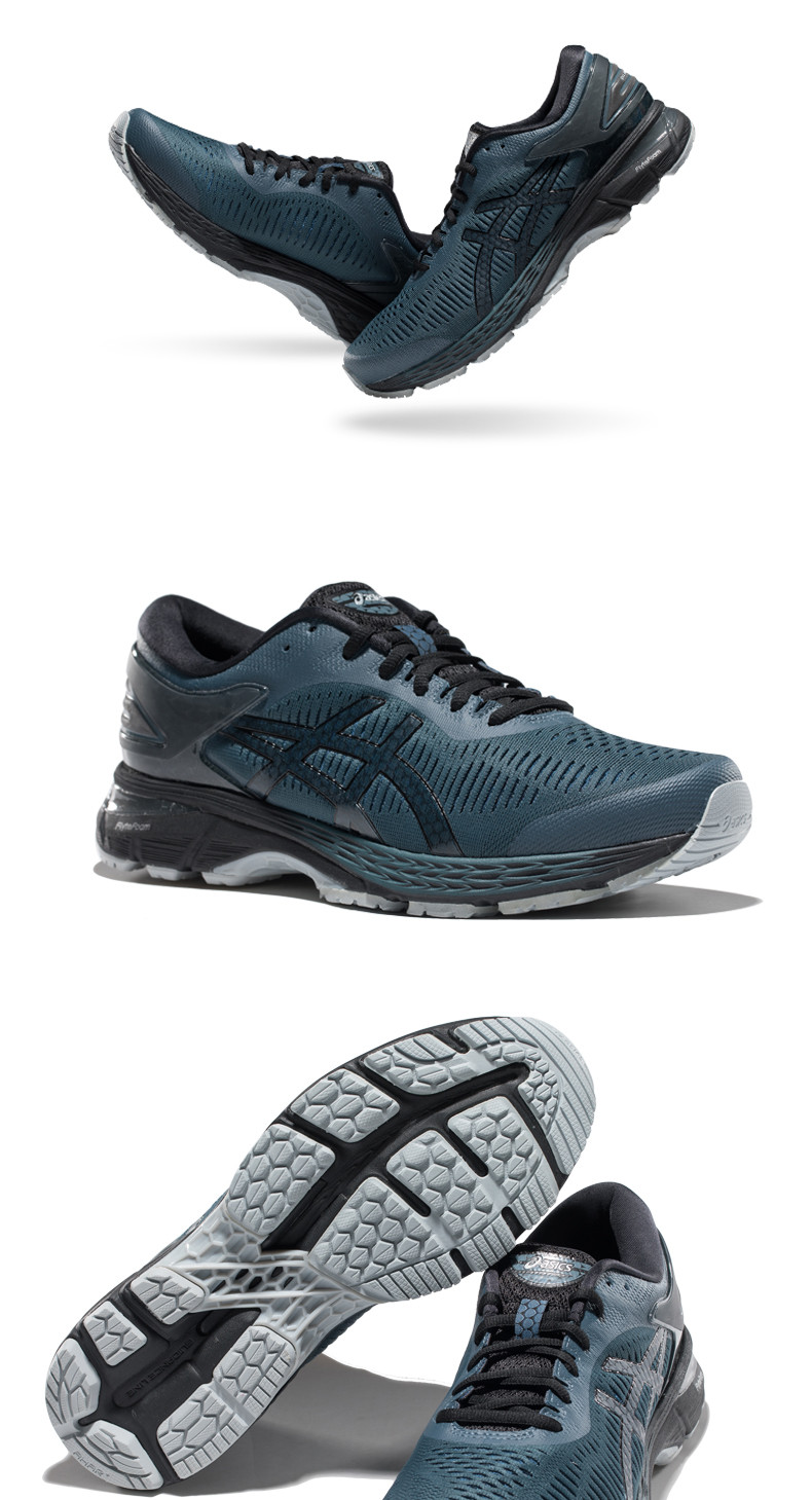 asics/亚瑟士男鞋稳定跑步鞋gel-kayano25运动鞋避震1011a019-002