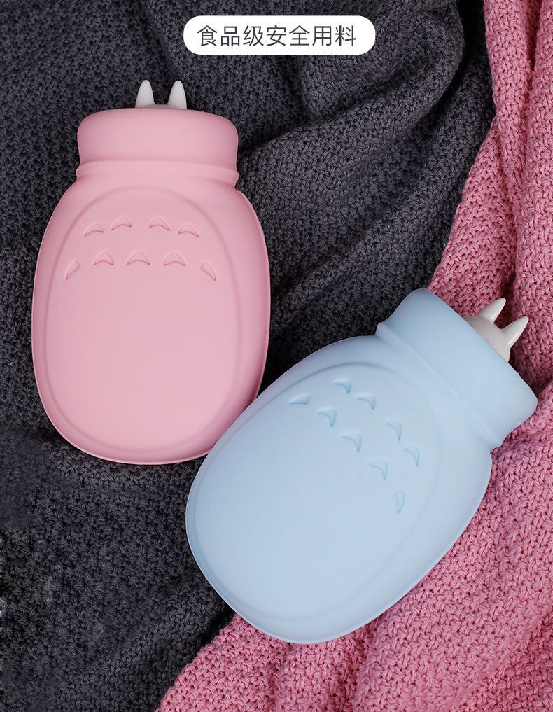 zitalen硅胶热水袋注水装水灌水暖手袋暖手宝迷你女小号暖宝宝