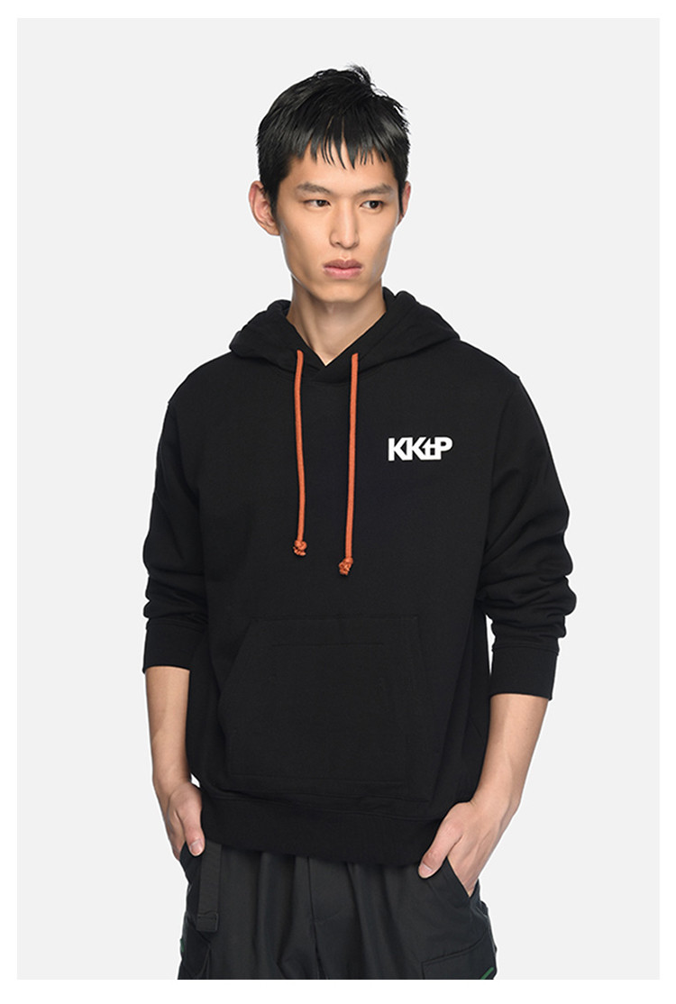 kktp 连帽卫衣 男士经典logo基础款卫衣 设计师原创潮牌 宽松休闲卫衣