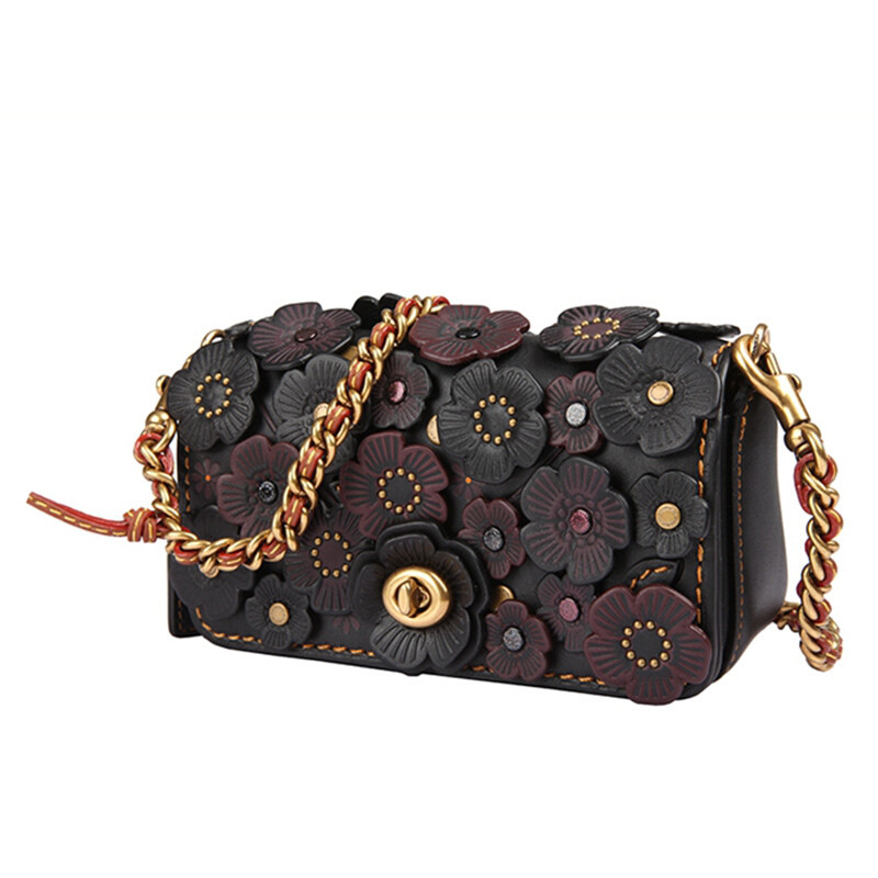 coach/蔻驰 1941系列皮质女士贴花链条包