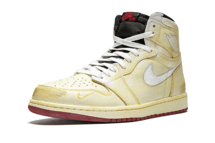 耐克nike aj1 男款 尿渍 nigel sylvester x air jordan1 og bmx 骑手