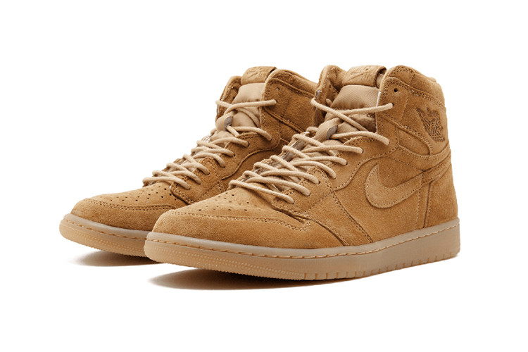 耐克nike aj1男款小麦nike air jordan1 乔1 og retro high wheat
