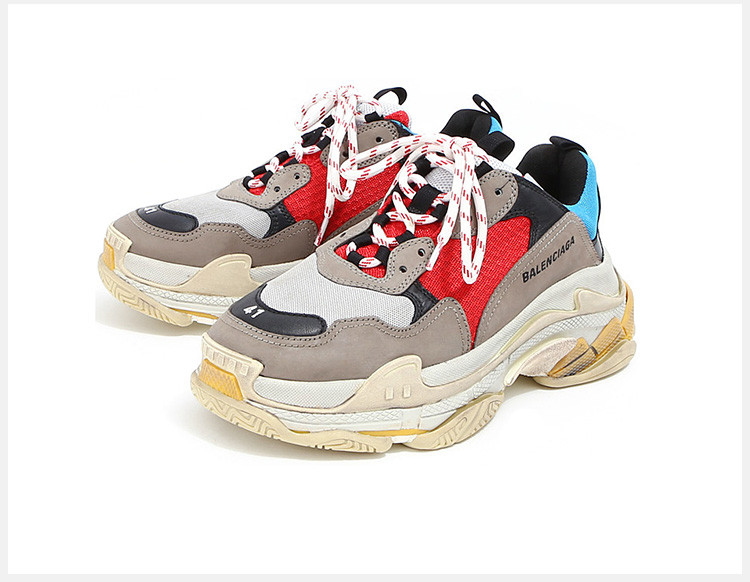balenciaga/巴黎世家 男士经典时尚多色复古休闲鞋运动鞋老爹鞋默鞋