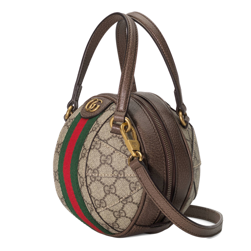 【预计2周左右发货】gucci/古驰 19春夏新款ophidia女士迷你米色帆布