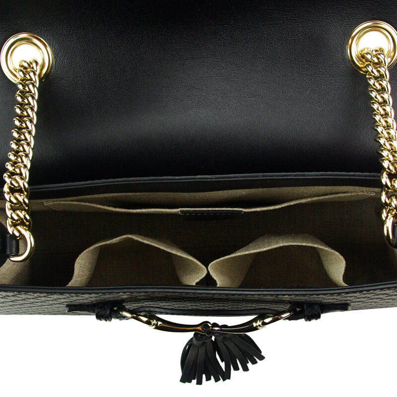 gucci/古驰 女包马蹄扣双g单肩手提包链条包449635