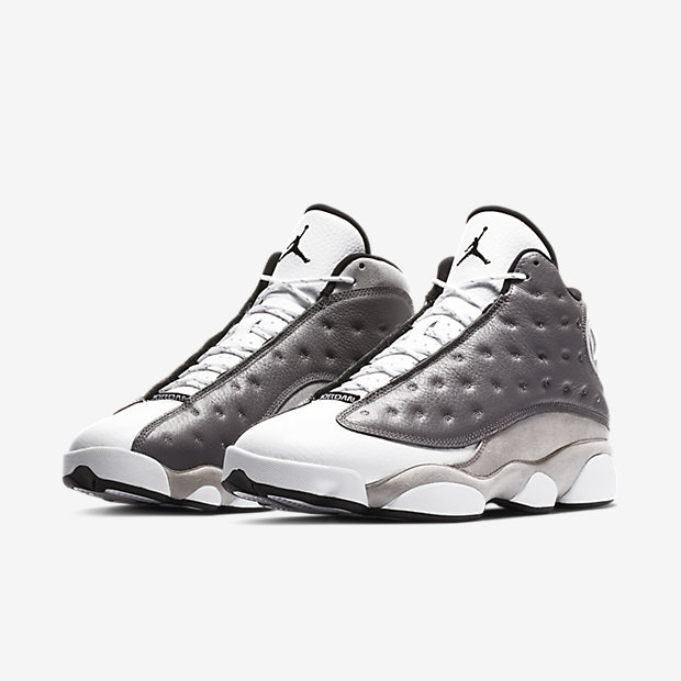 air jordan 13 "atmosphere grey" aj13酷灰 雾霾灰白篮球鞋 414571