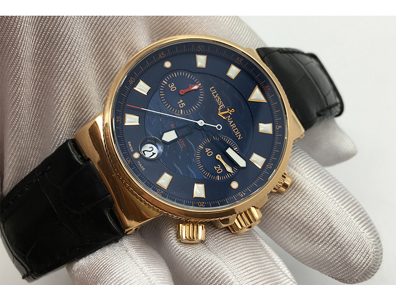 ulysse nardin/雅典航海系列男士机械手表356-68le-3【a级已使用】