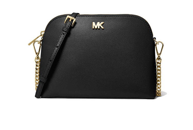 michael kors/邁克·科爾斯 crossbody 女士皮革大號金屬鏈條十字紋單