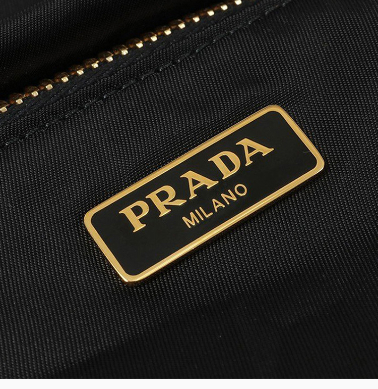 prada/普拉达 男女通用 中性经典logo尼龙抽绳手提包收纳包 1tt078