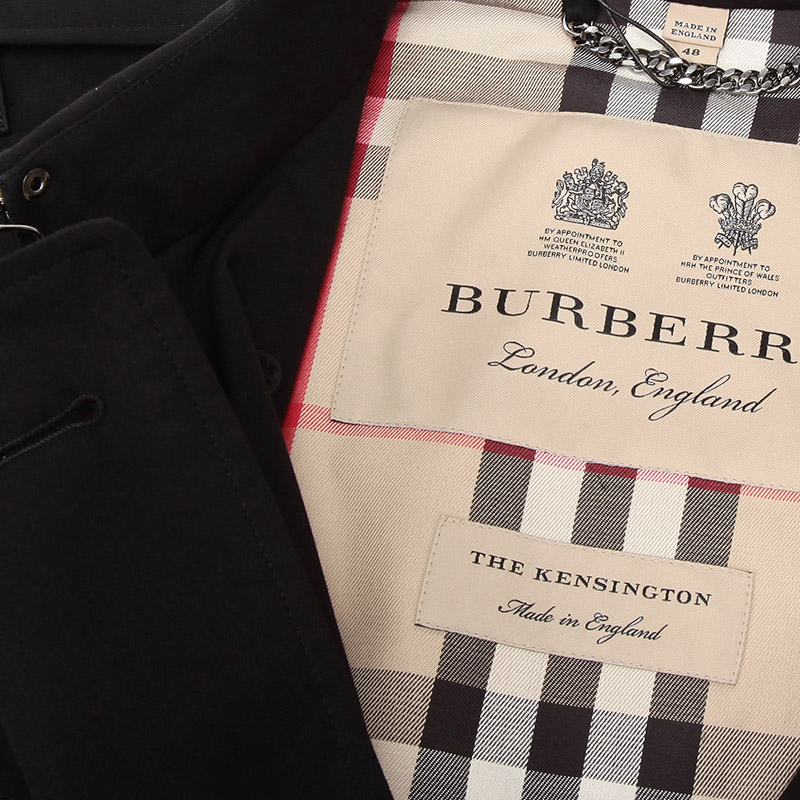 burberry/博柏利男款棉質肯辛頓版型長款trench風衣40031821