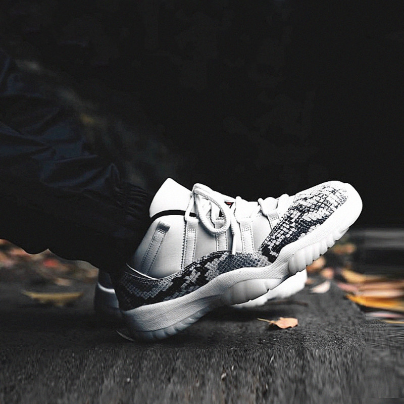 篮球鞋 2019春夏 白色 男鞋 女鞋 air jordan 11 low aj11白蛇 纯白