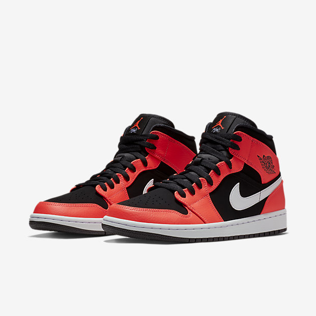 air jordan 1 mid aj1激光红外线 554724-061
