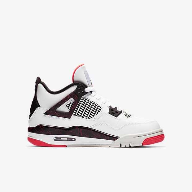 air jordan 4 aj4 gs 兔八哥 大理石热熔岩白红408452-116