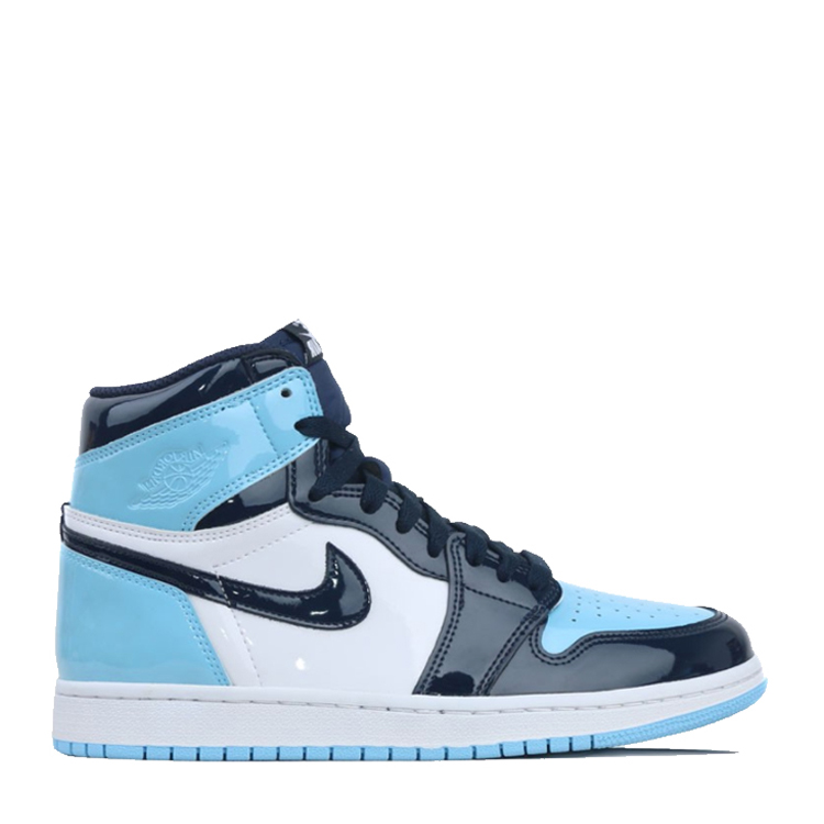 nike/耐克 air jordan 1 all star aj1全明星漆皮北卡蓝 cd0461-401