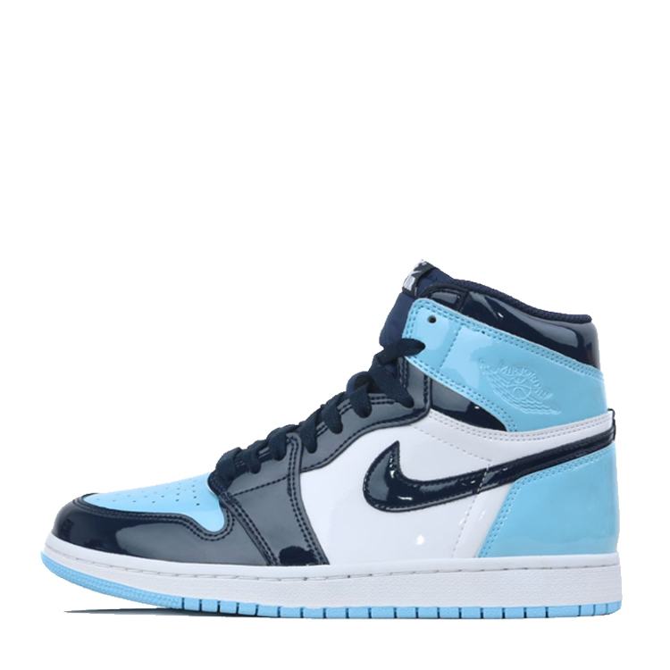 nike/耐克 air jordan 1 all star aj1全明星漆皮北卡蓝 cd0461