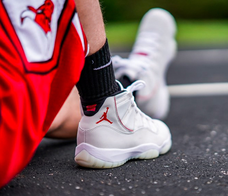 耐克 篮球鞋 2019春夏 白色 男鞋 女鞋 jordan 11 platinum tint aj11