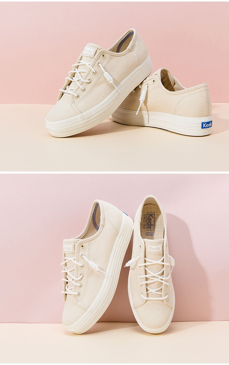 【春夏】keds/keds 春夏款 女鞋鞋 系带 厚底松糕