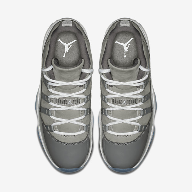 air jordan 11 low cool grey aj11酷灰低帮 528895