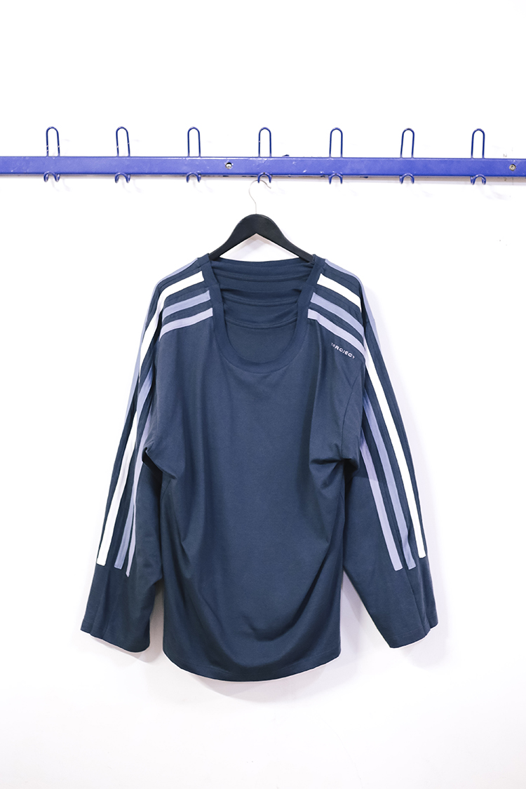 【alter】y/project/y/project 女卫衣 新品 设计师品牌蓝色五层叠式