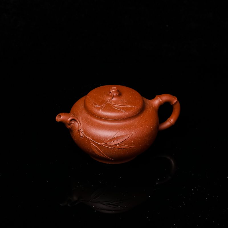 one/只有一个 国工艺吴志华大师手作紫砂壶【竹节乳丁壶】茶壶茶具