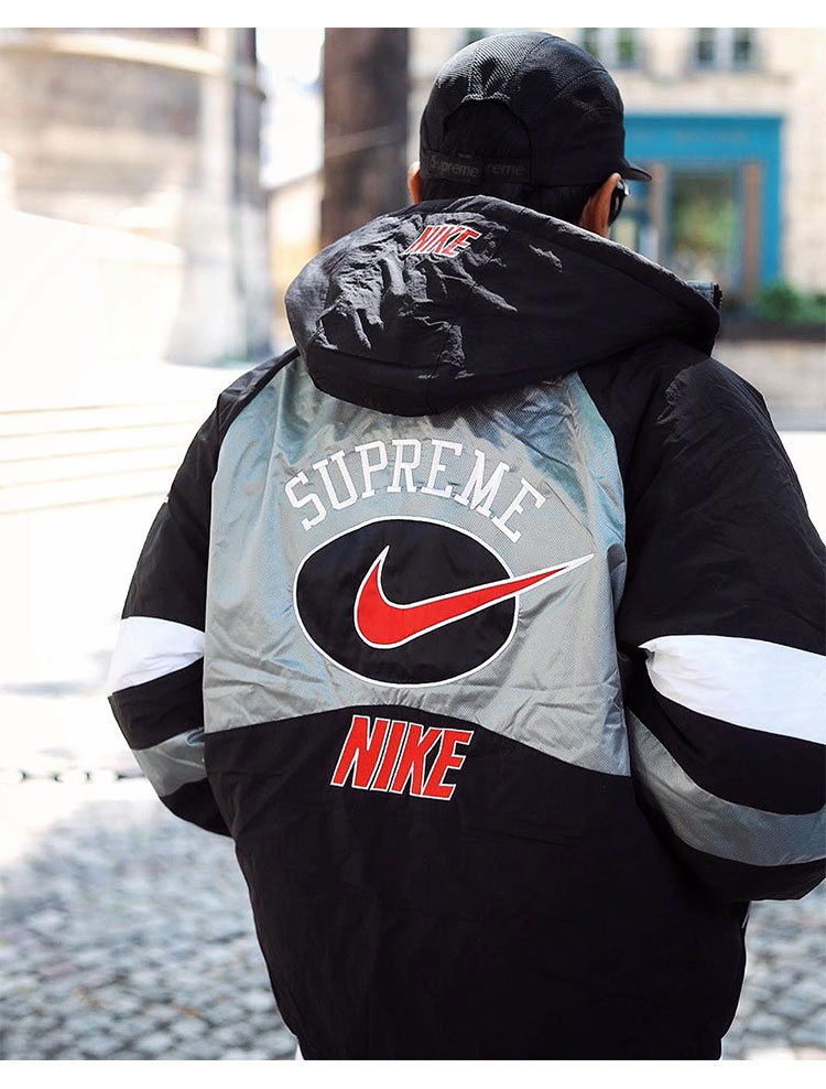 【supreme x nike联名款】supreme 19ss nike hooded sport jacket