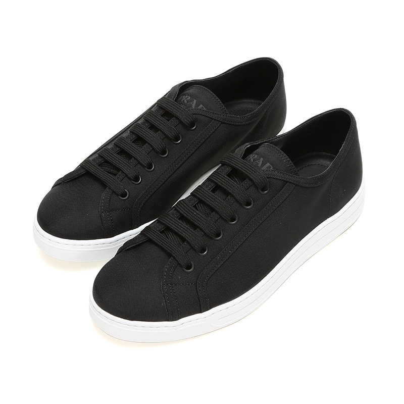 【prada普拉达 板鞋】prada/普拉达 男士织物运动鞋 4e3397 71l【正品
